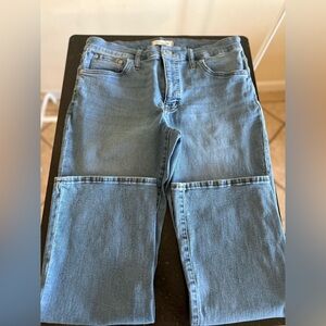 Madewell Mid-Rise Kick Out Jeans, Size 31